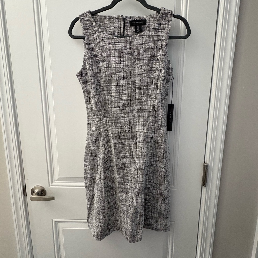 Tahari Business Casual Dress Plaid Dress